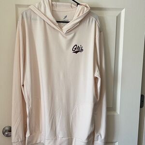League Cream Hoodie with Logo
